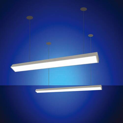 24w 36w Suspendeded Led Linear Light, Commercial Hanging Fluorescent Light Fixtures